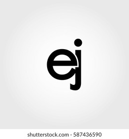 ej lowercase logo black interrelated