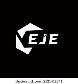 EJE logotipo de letra criativa minimalista. EJE vetor único iniciais alfabeto letra logotipo design
