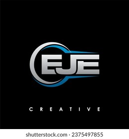 EJE Letter Initial Logo Design Template Vector Illustration