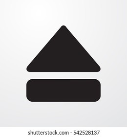 eject button icon illustration isolated vector sign symbol