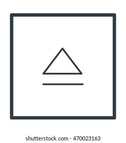 Eject Button Vector Icon