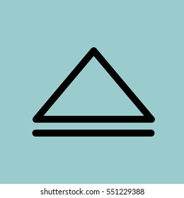 eject icon. isolated sign symbol