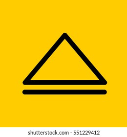 eject icon. isolated sign symbol