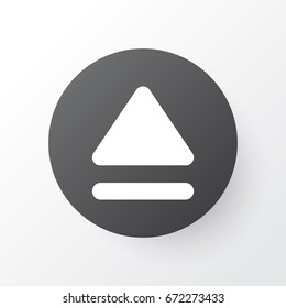 Eject Icon Symbol. Premium Quality Isolated Top Element In Trendy Style.