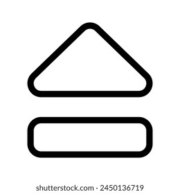 Eject Icon Vector Symbol Design Illustration