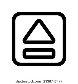 eject icon for your website design, logo, app, UI.