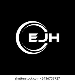 EJH Letter Logo Design, Inspiration for a Unique Identity. Modern Elegance and Creative Design. Watermark Your Success with the Striking this Logo.