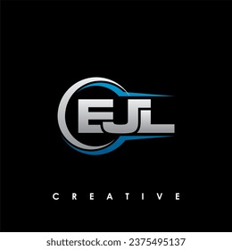 EJL Letter Initial Logo Design Template Vektorgrafik