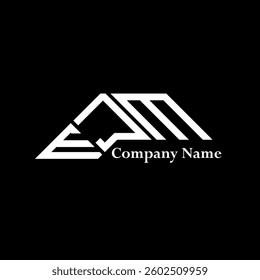 EJM logo design, EJM simple and modern logo. EJM luxurious alphabet design  