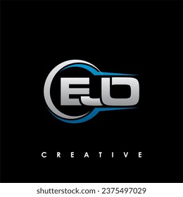 EJO Letter Initial Logo Design Template Vector Illustration