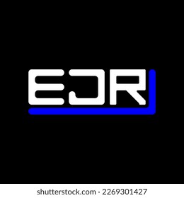 EJR letter logo creative design with vector graphic, EJR simple and modern logo.