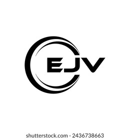 EJV Letter Logo Design, Inspiration for a Unique Identity. Modern Elegance and Creative Design. Watermark Your Success with the Striking this Logo.