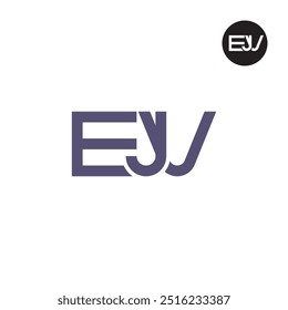 EJV Logo Letter Monogram Design