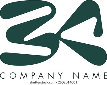 EK creative modern abstract letter logo vector design. Usable for your company or business and brand identity.