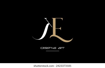 EK, KE, E, K abstrakte Buchstaben Logo-Monogramm