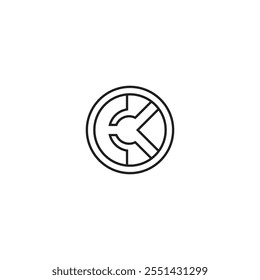 EK, KE, E E K Abstrato inicial monograma letra alfabeto logotipo design