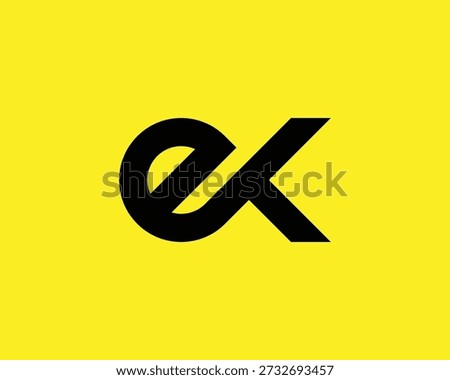 EK Logo Design. ek logo