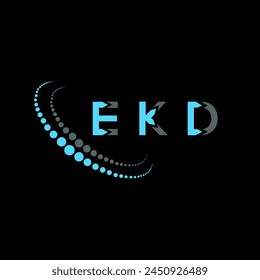 EKD letter logo abstract design. EKD unique design. EKD.
