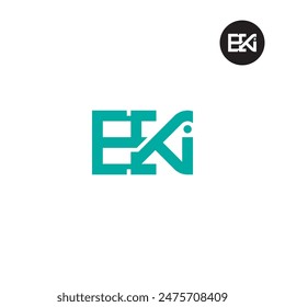 EKI Logo Letter Monogram Design