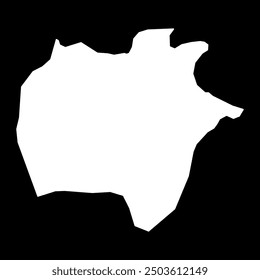 Ekiti state map, administrative division of the country of Nigeria. Vector illustration.