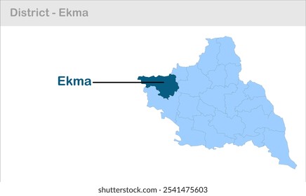 Ekma sub-district map ,Saran District, Bihar State, Republic of India, Government of Bihar, Indian territory, Eastern India, politics, village, tourism