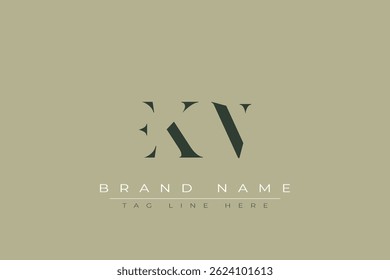 EKN abstract letter logo design. This logo is designed by three abstract letters.