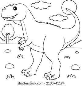 Ekrixinatosaurus Coloring Page for Kids