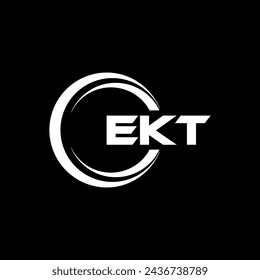 EKT Letter Logo Design, Inspiration for a Unique Identity. Modern Elegance and Creative Design. Watermark Your Success with the Striking this Logo.