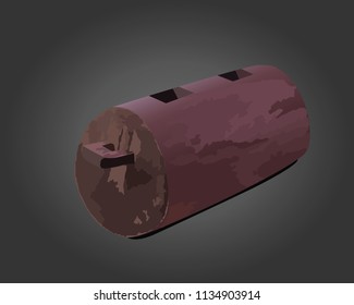 Ekwe Drum: an Igbo traditional musical instrument. The ekwe is a type of drum with rectangular cavity slits in the hollowed out wooden interior, made out of wood and most commonly a tree truck.