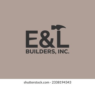 EL Builders Logo Design Template