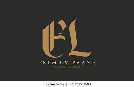 EL Company initial logo design
