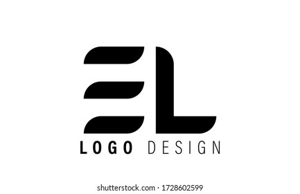 EL Company initial logo design
