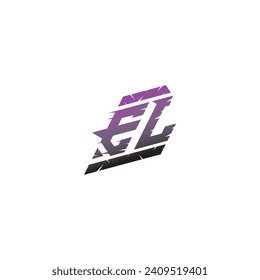 EL initial esport logo inspiration ideas for gaming team, youtube, twitch