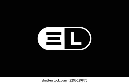 EL Logo abstracto minimalista inicial