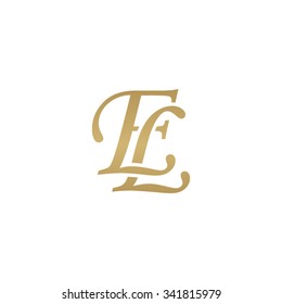 EL initial monogram logo