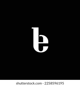 EL or LE abstract outstanding professional business awesome artistic branding company different colors illustration logo