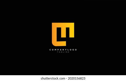 EL LE E AND L Abstract initial monogram letter alphabet logo design