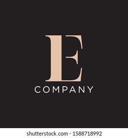 el or le initial logo design luxury premium