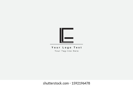 EL LE letter logo. Unique attractive creative modern initial EL LE E L initial based letter icon logo