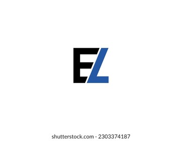 EL letter Logo Design with Creative Modern vector icon template