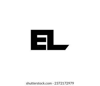 EL Letter Logo Design Element