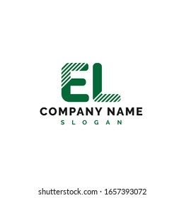 EL Letter Logo Design. EL letter logo Vector Illustration - Vector