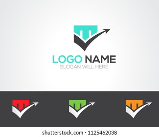 EL letter logo template vector illustration