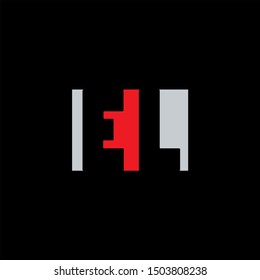 EL Letter monogram with abstrac concept style design