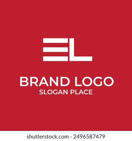 EL Lettering | Logo | Logo Emty | Brand Logo | EPS