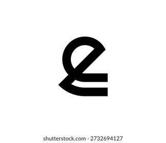 EL Logo Design. LE Logo Design