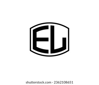 plantilla de vector de diseño del logotipo del EL