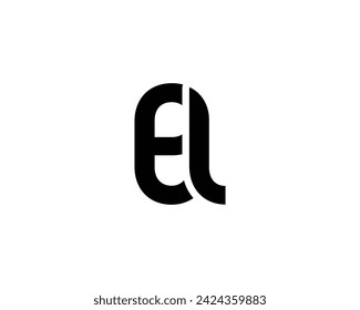 EL logo design vector template