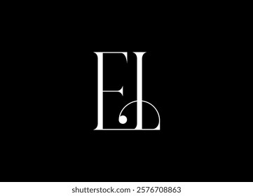 EL logo desing and monogram logo
