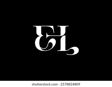 EL logo desing and monogram logo
